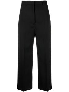 Acne Studios pantalon court à coupe droite - Noir