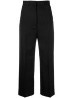 Acne Studios pantalon court à coupe droite - Noir - thumbnail