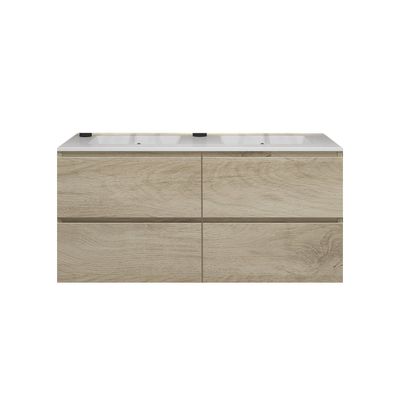 Badkamermeubelset Gliss Zeus 140 cm Licht Grijs Eiken