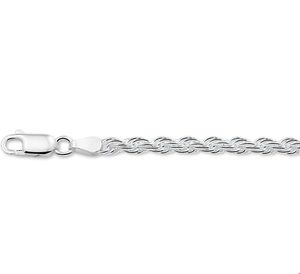 TFT Zilveren Ketting Koord 3,5 mm x 60 cm