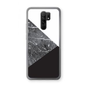 Combinatie marmer: Xiaomi Redmi 9 Transparant Hoesje