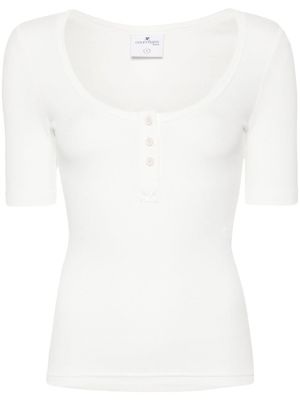 Courrèges t-shirt Holistic Snaps 90's - Blanc