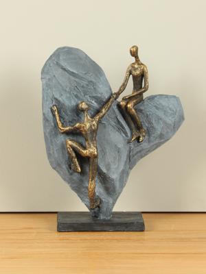 Samen Sterker, decoratie bronslook, 31 cm