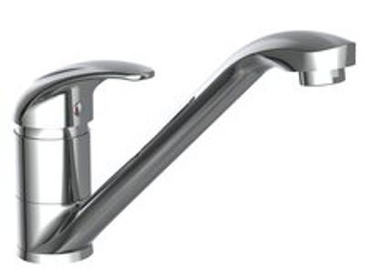 ALBATROS ééngreepsmengkraan keuken, chroom kraan met verlengde uitloop en draaibereik 360° keramische schijven geluidsarme, verwisselbare 40 mm-cartouche met Eco-Click functie en kinderbeveiligi