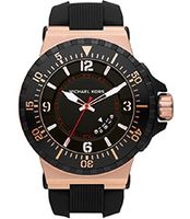 Horlogeband Michael Kors MK7062 Silicoon Zwart
