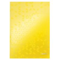 Notitieboek leitz wow a4 lijn 80v geel