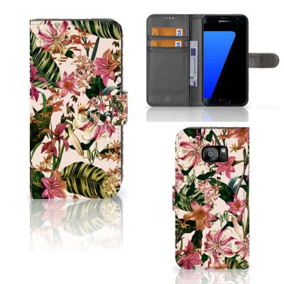Samsung Galaxy S7 Edge Hoesje Flowers