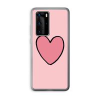Hartje: Huawei P40 Pro Transparant Hoesje