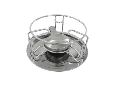 Cookinglife Rechaud Rond Verchroomd Met Brander