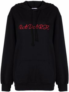 Rodarte hoodie à logo brodé - Noir