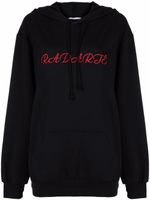 Rodarte hoodie à logo brodé - Noir - thumbnail