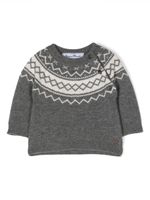 Tartine Et Chocolat pull en maille intarsia - Gris