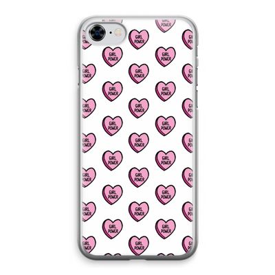 GIRL POWER: iPhone 8 Transparant Hoesje