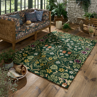 Morris & Co - Blackthorn-Tump outdoor 428507 - 140x200 cm Vloerkleed
