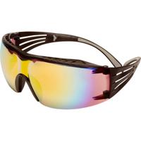 3M SecureFit SF416XAS-BLK Veiligheidsbril Met anti-condens coating, Spiegelend Grijs, Zwart