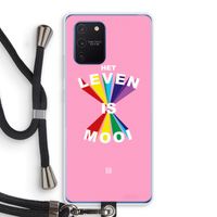 Het Leven Is Mooi: Samsung Galaxy Note 10 Lite Transparant Hoesje met koord