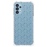 Samsung Galaxy A13 (4G) Doorzichtige Silicone Hoesje Stripes Dots