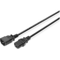 Digitus AK-440201-012-S 1.2m C14 coupler C13 coupler Zwart electriciteitssnoer - thumbnail