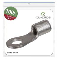 Quadrios 23C506 Ringkabelschoen Dwarsdoorsnede (max.): 4 mm² Gat diameter: 4.3 mm Ongeïsoleerd 100 stuk(s) - thumbnail