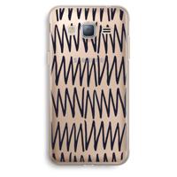 Marrakech Zigzag: Samsung Galaxy J3 (2016) Transparant Hoesje