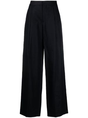 Chloé pantalon de tailleur à plis marqués - Bleu