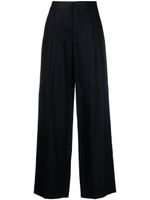 Chloé pantalon de tailleur à plis marqués - Bleu