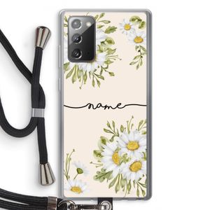 Daisies: Samsung Galaxy Note 20 / Note 20 5G Transparant Hoesje met koord