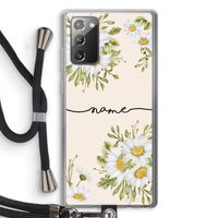 Daisies: Samsung Galaxy Note 20 / Note 20 5G Transparant Hoesje met koord