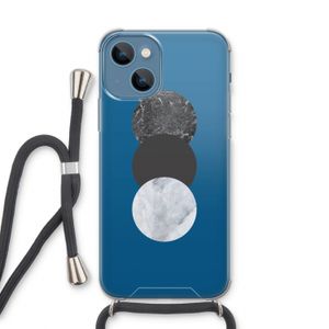 Marmeren cirkels: iPhone 13 Transparant Hoesje met koord