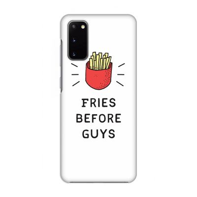 Fries before guys: Volledig geprint Samsung Galaxy S20 Hoesje