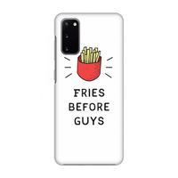 Fries before guys: Volledig geprint Samsung Galaxy S20 Hoesje