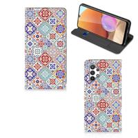 Samsung Galaxy A32 4G | A32 5G Enterprise Editie | Standcase | Tiles Color