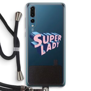 Superlady: Huawei P20 Pro Transparant Hoesje met koord