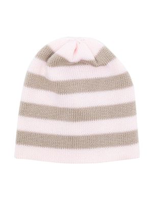 Little Bear bonnet à rayures - Rose