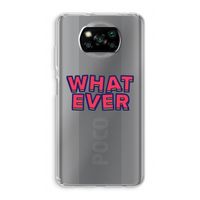 Whatever: Xiaomi Poco X3 NFC Transparant Hoesje