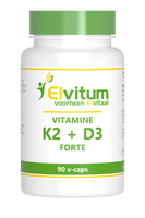 Elvitum Vitamine K2 D3 Forte Vegicaps - thumbnail