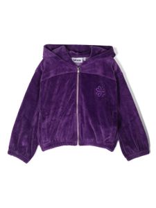 Molo veste Madeleine en velours à capuche - Violet