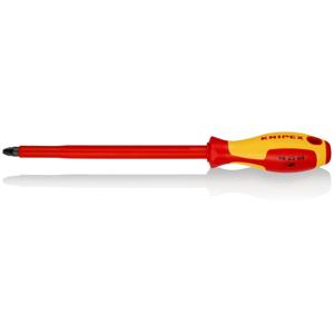 Knipex KNIPEX 98 25 04 VDE Kruiskop schroevendraaier PZ 4 Koplengte: 200 mm DIN EN 60900