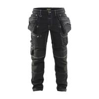 Blåkläder X1900 werkbroek denim stretch zwart maat 52
