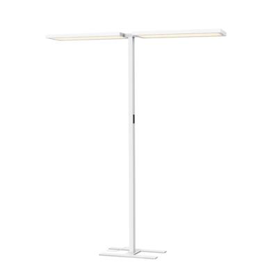 SLV Led kantoor vloerlampWorklight Pro wit - dubbel - 1007466