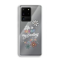Tough Life: Samsung Galaxy S20 Ultra Transparant Hoesje