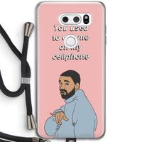 Hotline bling: LG V30 Transparant Hoesje met koord