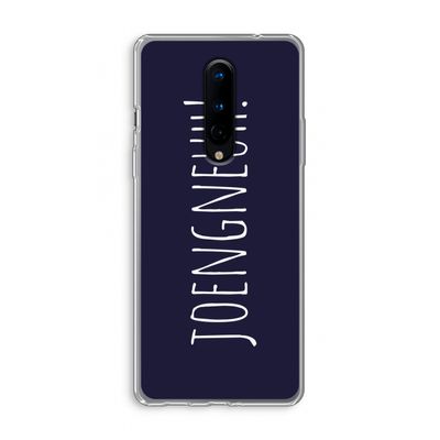 Joengneuh!: OnePlus 8 Transparant Hoesje