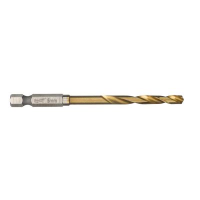 Milwaukee Accessoires Metaalboor SWave HSS-G Ti. 5mm -10pcs - 4932478180
