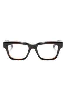 VALENTINO GARAVANI EYEWEAR lunettes de vue à monture rectangulaire - Marron