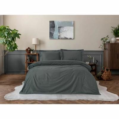 Dekbedovertrek set Grijs 220 x 240 cm
