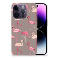 Apple iPhone 14 Pro TPU Hoesje Flamingo - thumbnail