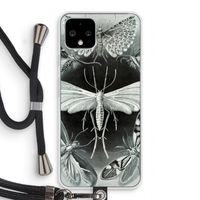 Haeckel Tineida: Pixel 4 Transparant Hoesje met koord