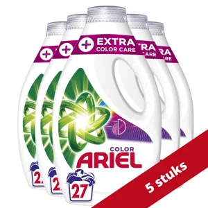 Ariel Vloeibaar Wasmiddel Voordeelverpakking + Extra Color Care -135 Wasbeurten (5x27)