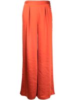 Cult Gaia pantalon palazzo Valencia satiné - Orange